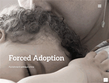 Tablet Screenshot of forced-adoption.com